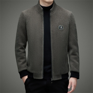BH8865钱塘2020-2中年男士冬季厚款立领简约百搭夹克外套P183图片
