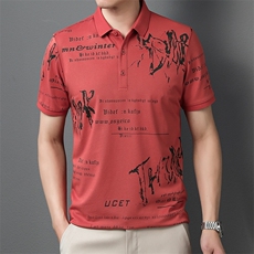 POLO衫男士短袖t恤翻领2023夏季新款潮牌休闲商务男装上衣，男装T恤，电商B212（原钱塘6029）