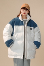 1中性风灯芯绒拼接棉衣女立领棉服女外套女8718P128控168，女装棉衣/棉服，星座226-2