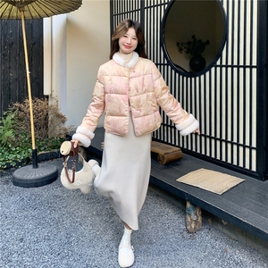 2025款羽绒服短款新中式白鸭绒50绒RF2C290-7802#-P315-K428图片