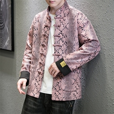 新品卷帘门景风《逆鳞·伏羲》盘扣夹克情侣中式唐装外套JK92，男装夹克，星座305A（原312A-1）