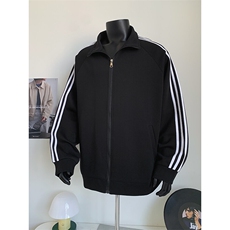 WY5019/P65春装新款高品质不起球织带设计开衫卫衣男潮宽松外套，男装卫衣，电商A141
