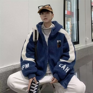 A915 P75 男装冬装休闲港风青年时尚毛呢外套夹克时尚男装图片
