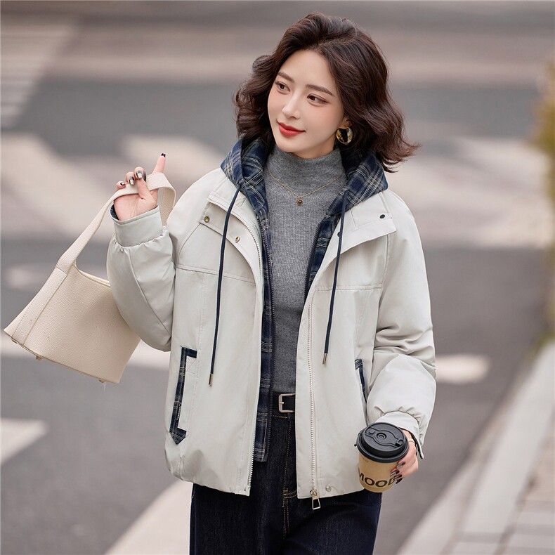 2025年冬季新款休闲短棉衣,女装棉衣/棉服,红依一坊