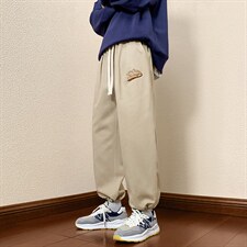2024秋冬新款cityboy字母刺绣宽松抽绳束脚休闲裤K242-P50，男装休闲裤，星座914-3