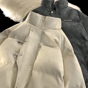 港风潮牌宽松百搭立领夹棉加厚保暖棉服男 XZ213-M2388-P138控168图片