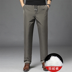 大货深库存！103/P60中老年羽绒裤男爸爸休闲商务保暖裤中年裤，男装棉裤，星座1216