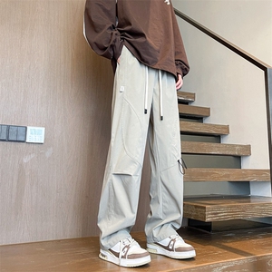 2025春季新款美式ins机能高街男裤子冲锋直筒工装裤881-P40图片