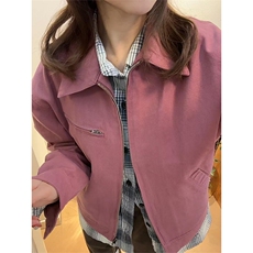 高品U家巴恩风底特律夹克外套休闲茄克牛仔外套男女A1279-P105，男装工装外套，星座1505