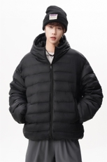 现货保暖排骨羽绒服90白鸭绒情侣外套连帽滑雪服225-2-Y215-P198，男装羽绒服，星座225-2