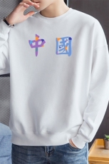 2026春秋新款青少年休闲印花卫衣潮流学生套头班服男F085-P16，男装卫衣，星座1816-2（原1210–2）