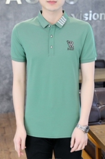 polo衫中年商务休闲男装夏季新款男士短袖T恤半袖翻领宽松上衣服，男装T恤，电商B212（原钱塘6029）