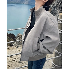 秋季美拉德立领复古夹克cleanfit宽松百搭美式情侣外套LXZ299-p75，男装夹克，星座1008