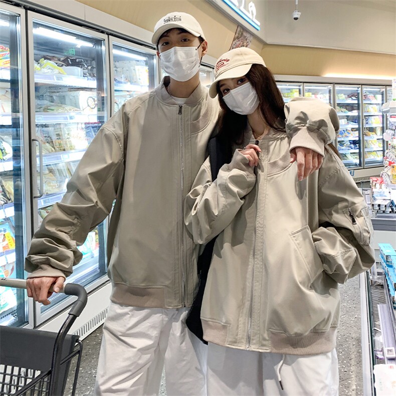 2023美潮工装夹克情侣宽松设计感棒球服外套2366特P69,男装夹克,电商A309