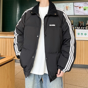 标90白鸭绒简约休闲立领外套纯色潮流加厚羽绒服225-2-Y212图片