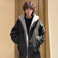 现货高品质美式高街冬季重磅座山雕大毛毛领pu皮棉衣男女加厚外套，男装皮衣，电商A486
