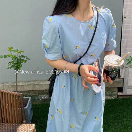 韩系新款韩系刺绣连衣裙，女装连衣裙，Here Bella(5F)