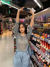 青春活力条纹防晒，其它，是爱 SHI AN