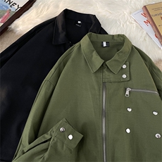美式飞行员外套男女款春季vibe棒球服宽松休闲工装夹克JK6605-P60，男装夹克，星座308B-1