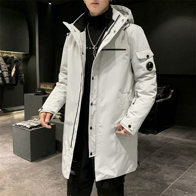 男士羽绒服2020冬季新款韩版中长款加厚外套DS581T，男装羽绒服，电商A102