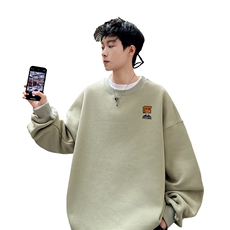 ！圆领卫衣男长袖T恤男WY173-P28加绒款（JR）-P33控价:49，男装卫衣，电商B367