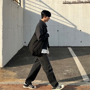816B-JK106-P110 春季韩版男士短款翻领休闲拉链外套韩设计款潮图片