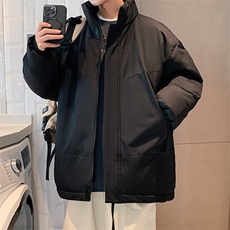 港风外景立领棉衣服男冬新款棉衣外套加厚棉袄羽绒服MY8808-P85，男装棉衣，星座205-1