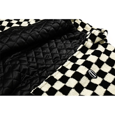22SS棉服米黄色棋盘格夹棉外套615-WT10-P120，男装棉衣，星座702-1