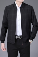 JB2009外套2021新款夹克衫男立领拉链商务休闲男装中年爸爸装，男装夹克，电商B360