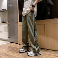 防水小牛津复合男春季直筒宽松垂感长裤运动休闲裤子KT176，男装休闲裤，星座1116A-1（原606A）
