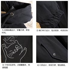JK41133-P85加棉款-P115纯棉连帽夹克男士大码工装夹克男砖墙，男装夹克，电商A040A