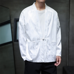 2025秋装新款 加厚龙纹夹克开衫外套 唐装汉服 潮流 2512-P50图片