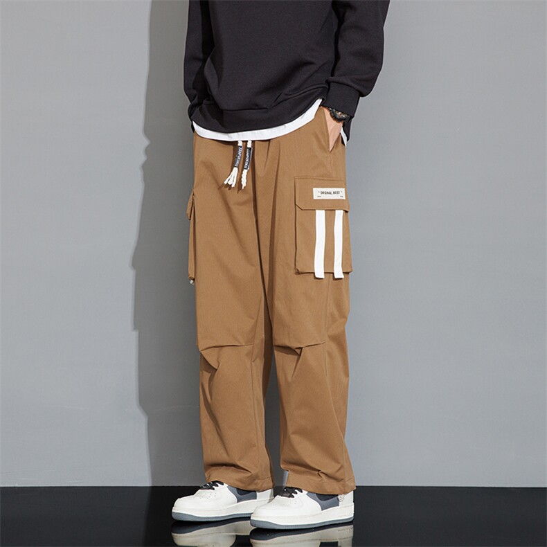 新款黑色工装裤男士春秋款A068-JSK204-TP48,男装工装外套,电商A068