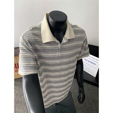 2026夏季新款条纹polo领宽松短袖T恤男DT6254-特P30建议零售价78，男装T恤，电商A001