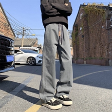 25年春纯棉洗水休闲裤宽松工装裤外景模图现货C323-1-C7810-TP55，男装休闲裤，电商C323-1