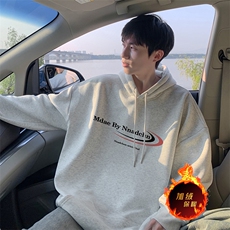 抖音得物供货可提供视频秋冬重磅美式宽松连帽卫衣DL2099，男装卫衣，电商A486