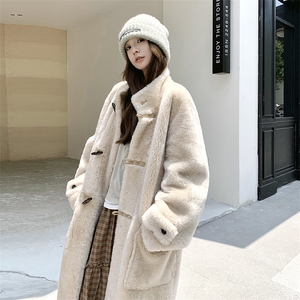【现货主推】24冬皮毛一体长款毛绒大衣外套2C372-9058-P255控368图片