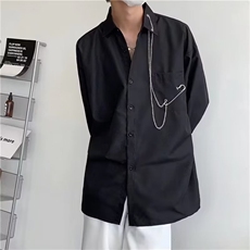 男秋季新款长袖衬衫外套送项链CX038P32，男装衬衫，星座1116-2