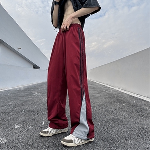 百搭休闲裤男宽松2023潮男束脚裤子百搭ins港风潮男裤K0811-P40图片