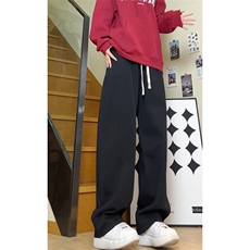 美式斜切弯刀版型卫裤大码宽松休闲运动裤长裤K8547-P16【特价】，男装休闲裤，电商A007