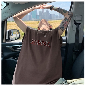 可48小时发货支持抖音得物来样二开240克重磅美式纯棉背心无袖t恤图片