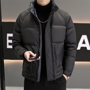 店主风轻奢英伦 白鸭绒羽绒服男冬季潮牌立领男士外套YR608-P140图片