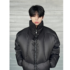 美式cleanfit盔甲羽绒棉服面包服立领外套男H1032P128（网图），男装棉衣，电商A341
