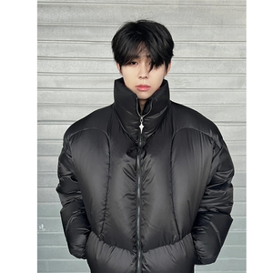 美式cleanfit盔甲羽绒棉服面包服立领外套男 H1032P128（网图）图片