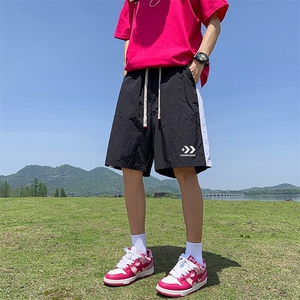抖音直播得物高品质多巴胺冰丝速干薄款沙滩裤运动短裤K603P28图片