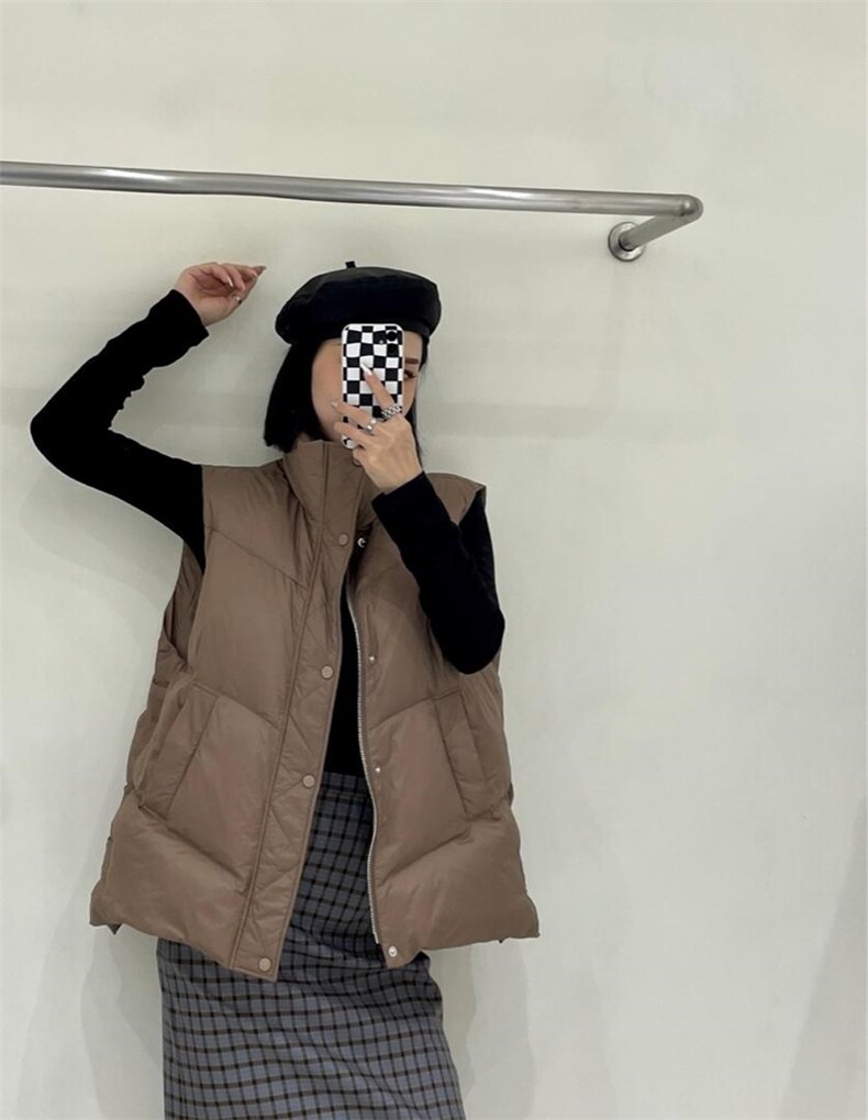 羽绒马甲，女装马甲，M&G