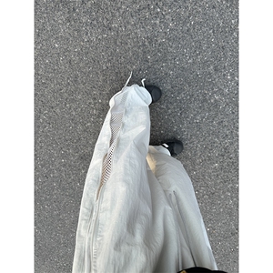 B221 美式ins高街暗黑纯色网状拉链休闲裤 LK24211-特P45控79图片