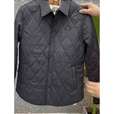 (网图)翻领轻薄棉服保暖轻奢休闲黑色薄棉棉袄313B-JK8888-P90，男装棉衣，星座313B