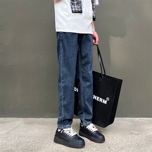 高品质丹尼蓝微弹轻奢修身小脚裤610A-1-181W03-P48图片