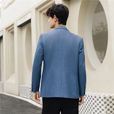 休闲西装外套男士春秋高级感痞帅老钱风制服上衣单件潮A923-p180，男装西服，电商A355（原A415）